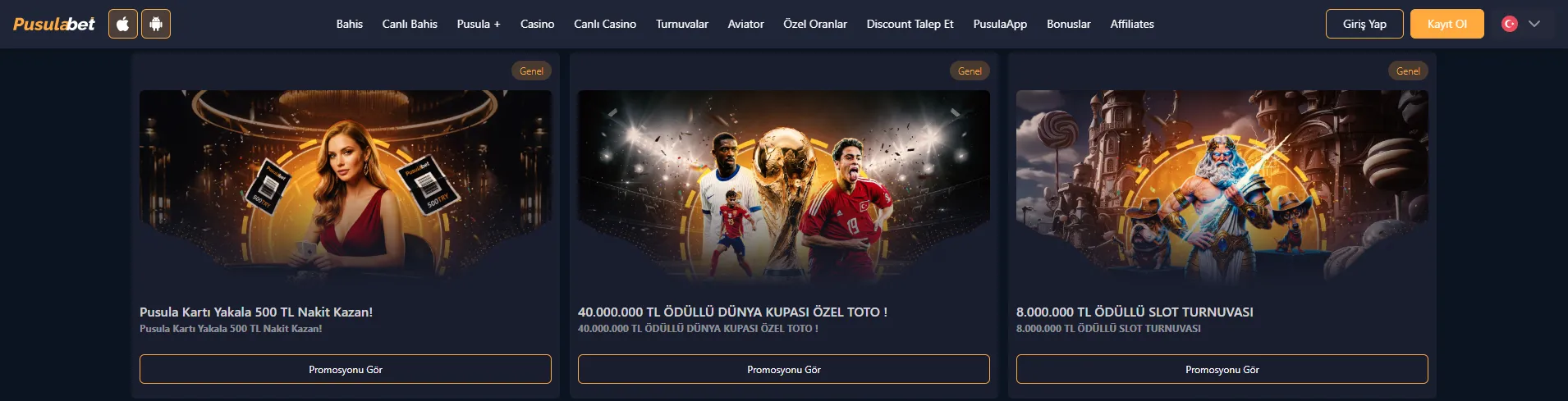Casino ve Slot Bonusları – Pusulabet